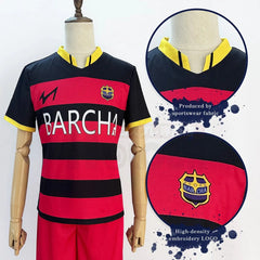 Halloweez Blue Lock Anime FC Barcha Bachira Otoya Cosplay Costume Wig Football Uniform Halloween 3PCS Set - Halloweez
