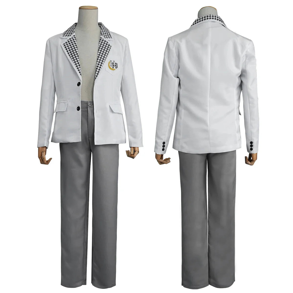 Stylish Blue Lock Anime Nagi Cosplay Costume with Black Hoodie, DK Uniform, and Synthetic Fibers - Halloweez