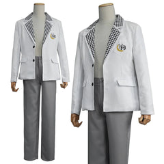Stylish Blue Lock Anime Nagi Cosplay Costume with Black Hoodie, DK Uniform, and Synthetic Fibers - Halloweez