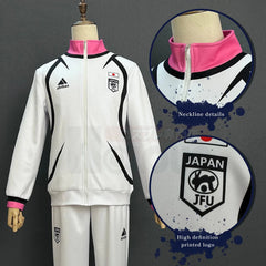 Halloweez Blue Lock Anime U20 Sae Itoshi Shidou Ryusei Cosplay Full-Zip Tracksuit Sweatshirt Sportswear Hoodie Pants - Halloweez