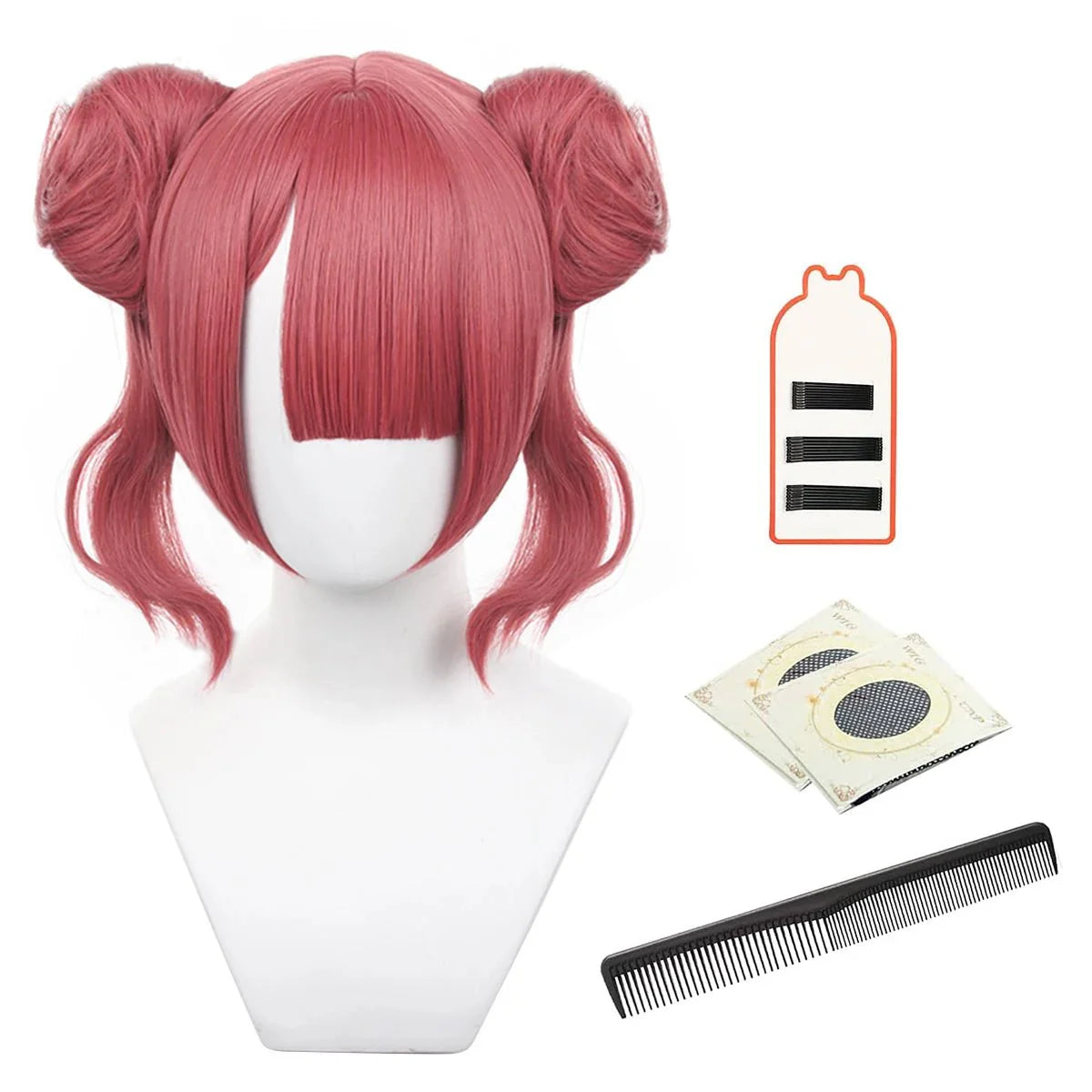 Halloweez Blue Lock Anime Anri Teieri Cosplay Wig - Cute Style with Rose Net - Halloweez