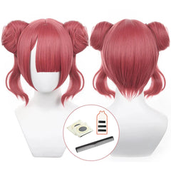 Halloweez Blue Lock Anime Anri Teieri Cosplay Wig - Cute Style with Rose Net - Halloweez