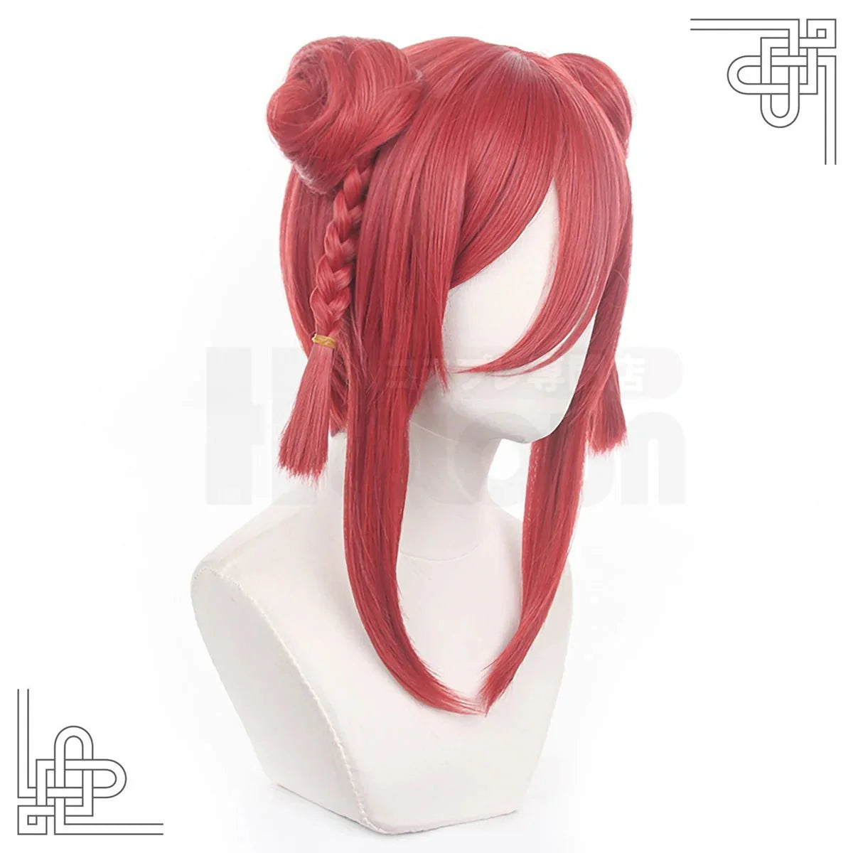 Halloweez Blue Lock Manga Anime Chigiri Cosplay Wig - Adjustable Kung Fu Suit Series with 9 Colors - Halloweez