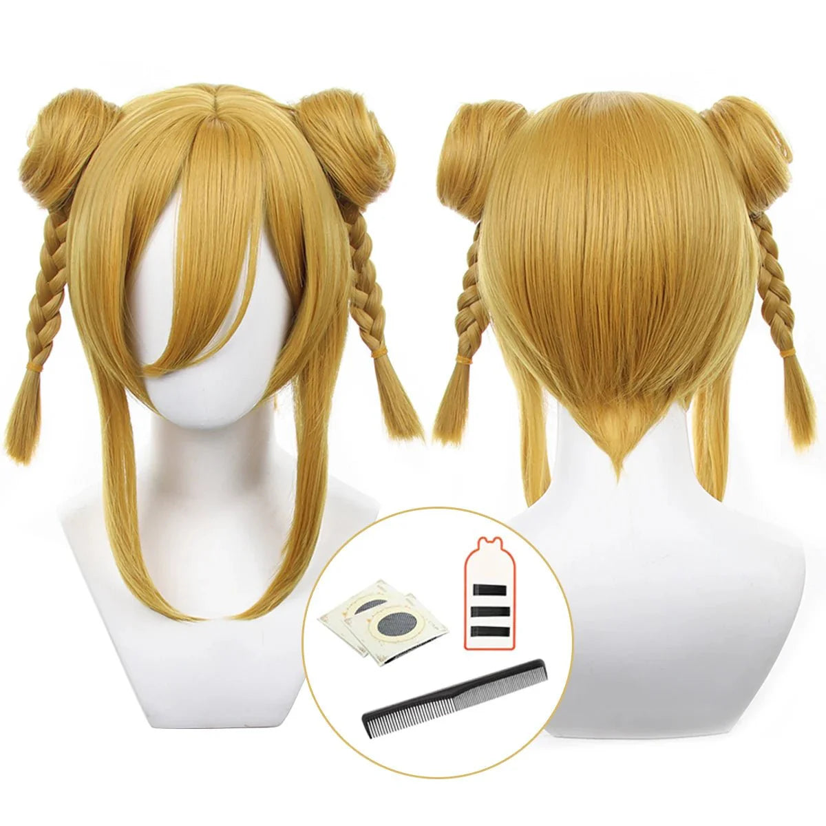 Halloweez Blue Lock Manga Anime Chigiri Cosplay Wig - Adjustable Kung Fu Suit Series with 9 Colors - Halloweez
