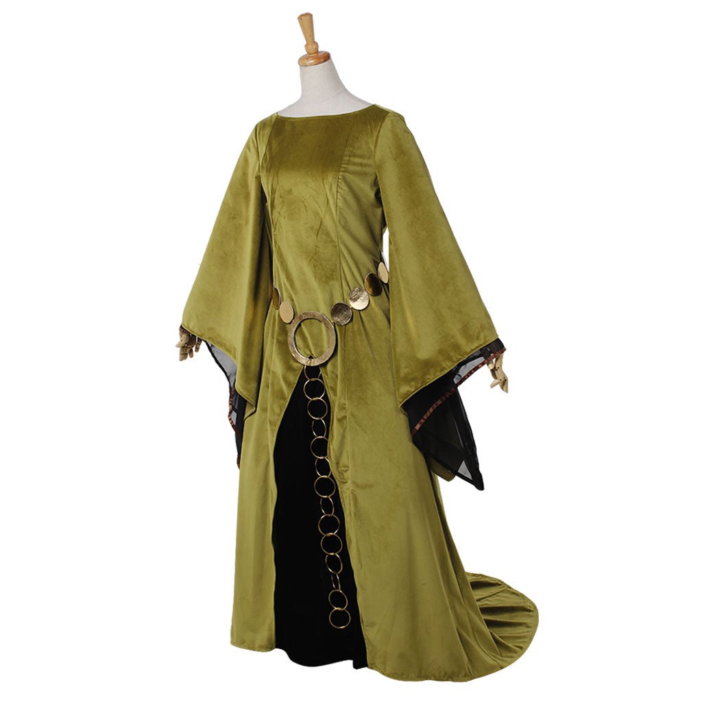 Brave Queen Elinor Cosplay Costume | Victorian Renaissance Wedding Dress for Women - Coscosmos