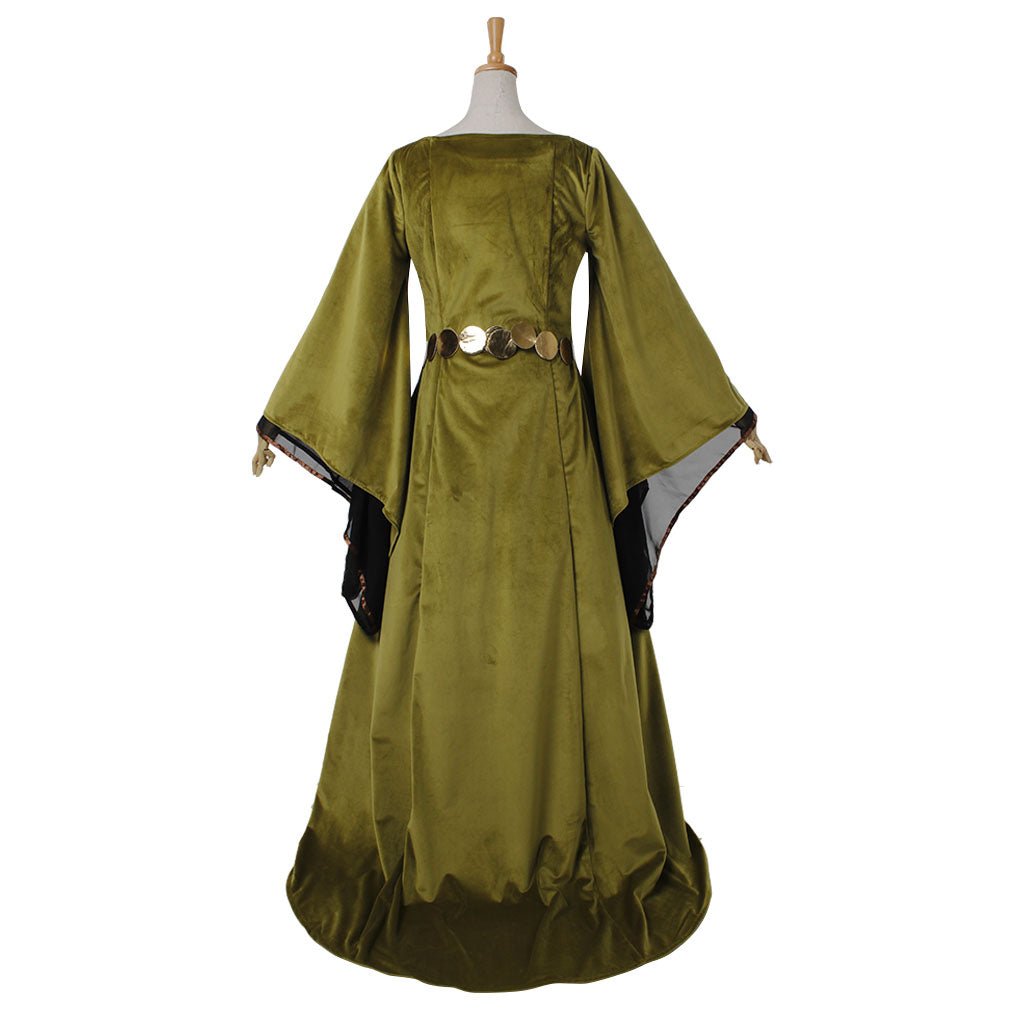 Brave Queen Elinor Cosplay Costume | Victorian Renaissance Wedding Dress for Women - Coscosmos