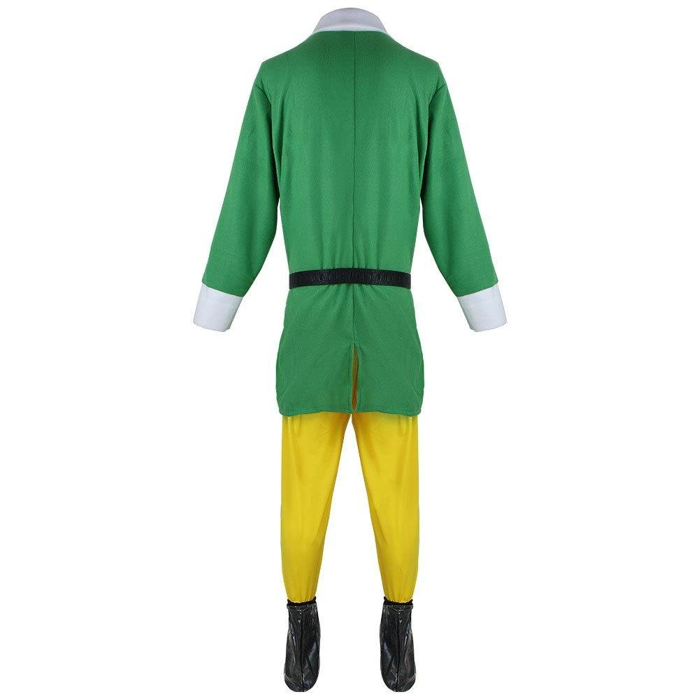 Halloweez Buddy The Elf Costume for Men | Complete Movie-Inspired Outfit for Holiday Parties - Halloweez
