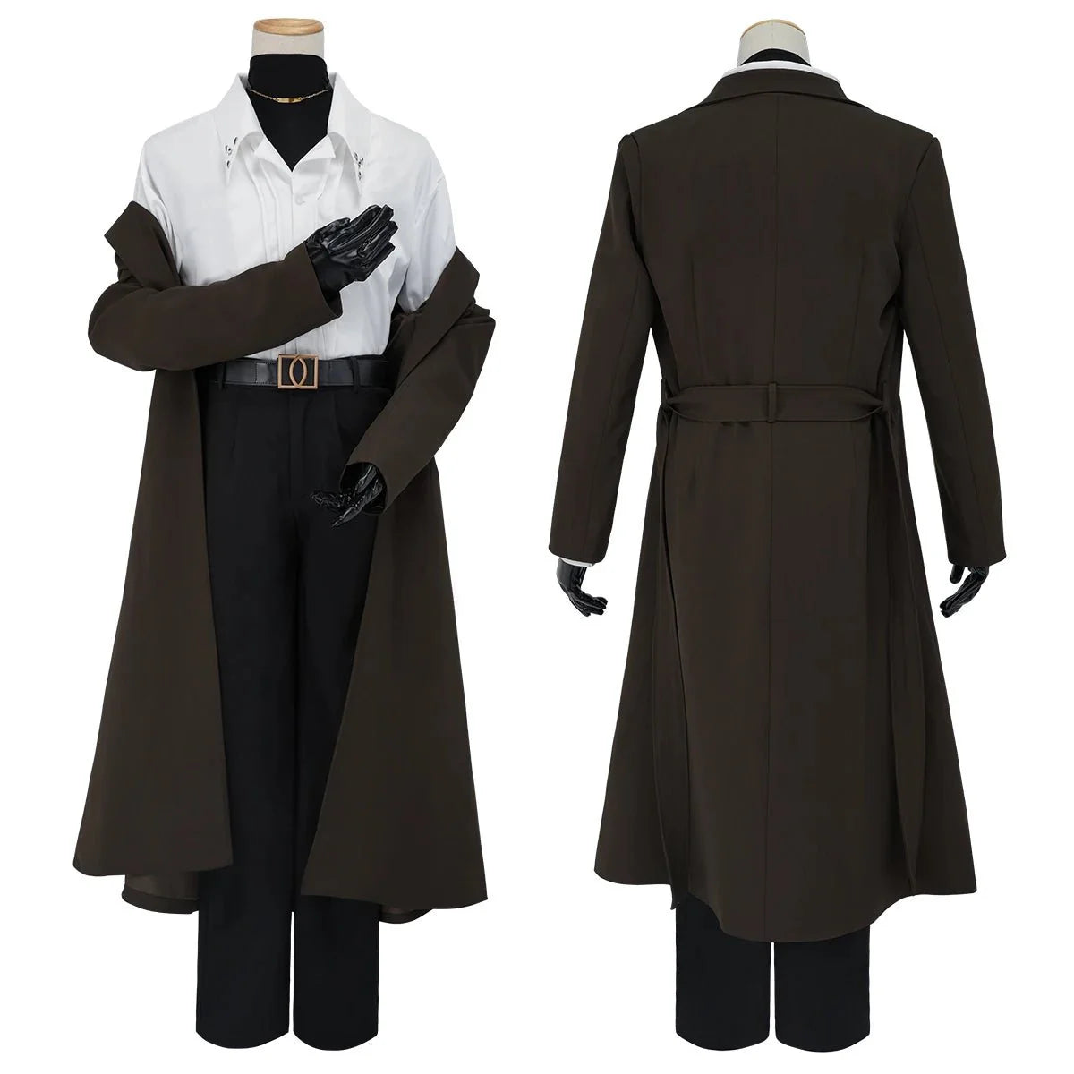 Bungo Anime Nakahara Chuuya Cosplay Costume Wig 10th Anniversary Lining Coat Pants Shirt Hat Gloves Daily Wear Halloween - Coscosmos