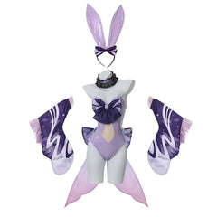Halloweez Kokomi Cosplay Costume - Genshin Impact Sexy Bunny Jumpsuit Style A & B - Halloweez