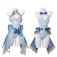 Bunny Girl Nilou Cosplay Costume Genshin Impact Nilou Bunny Costume Original Sexy Women Jumpsuit Style A and B - Coscosmos