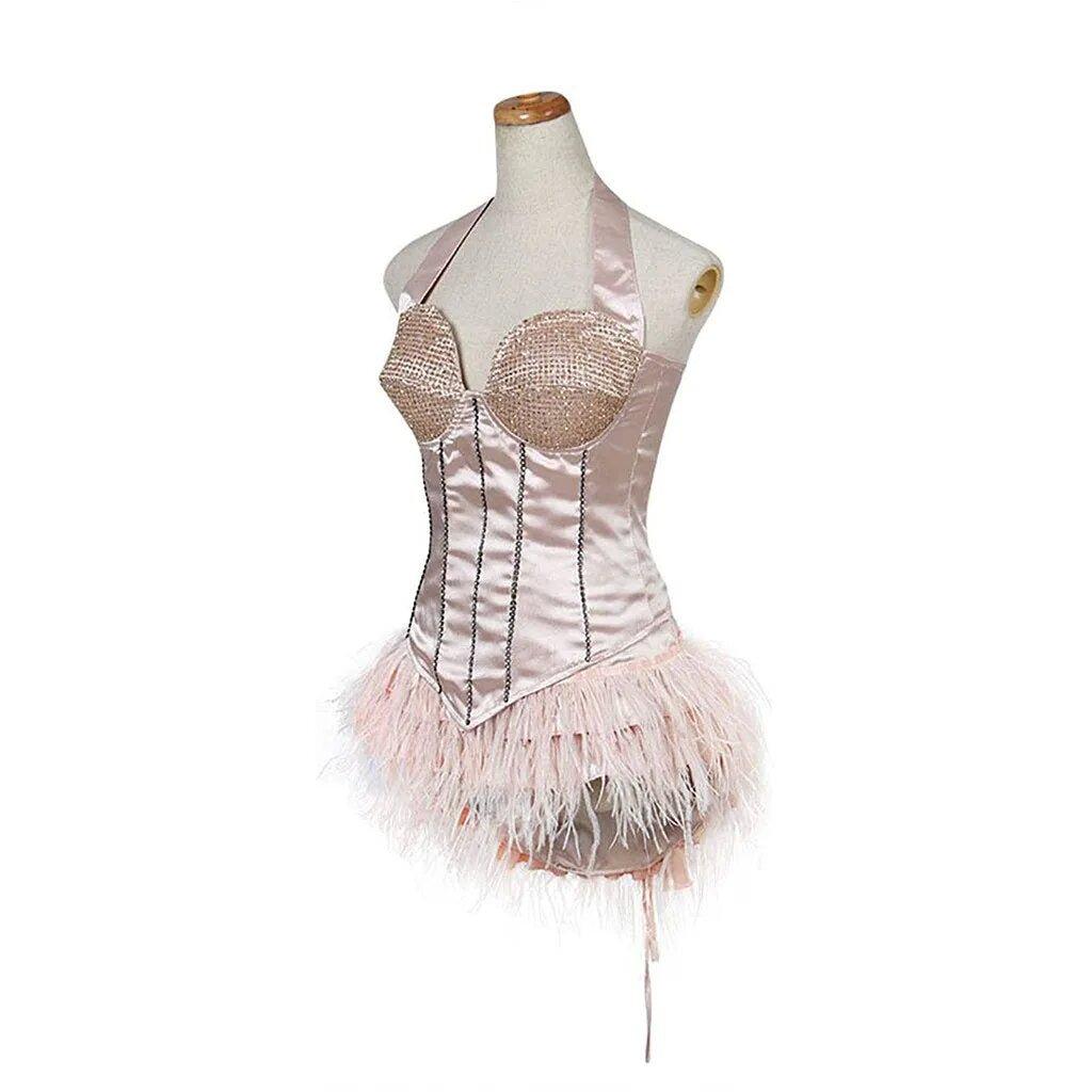 Burlesque Christina Aguilera Cosplay Costume | "But I Am a Good Girl" Dress | Adult Women Sexy Halloween Cosplay Outfit | Custom Made - Coscosmos
