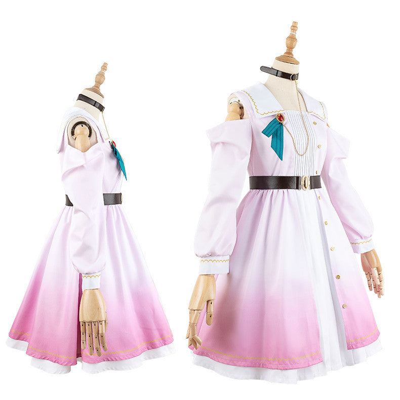 Idol Club Yuugiri Tuzuri Murano Sayaka Anniversary 2D Anime Costume Set - Perfect for Cosplay Enthusiasts - Halloweez