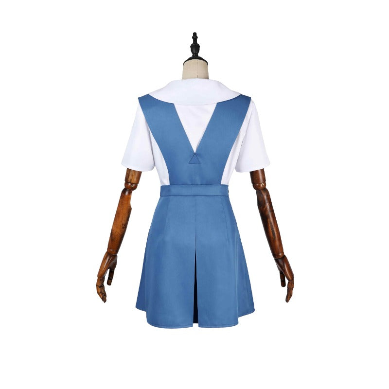 Halloweez Asuka Langley Soryu Cosplay Costume - Ayanami Rei Uniform Full Set for Halloween