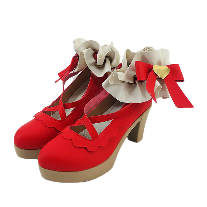 Aikatsu! Ichigo Hoshimiya Cosplay Shoes for Anime Conventions - Halloweez