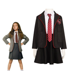 Matilda Cosplay Costume Hortensia Children's Student Uniform Magician Halloween Performance Outfit - Halloweez