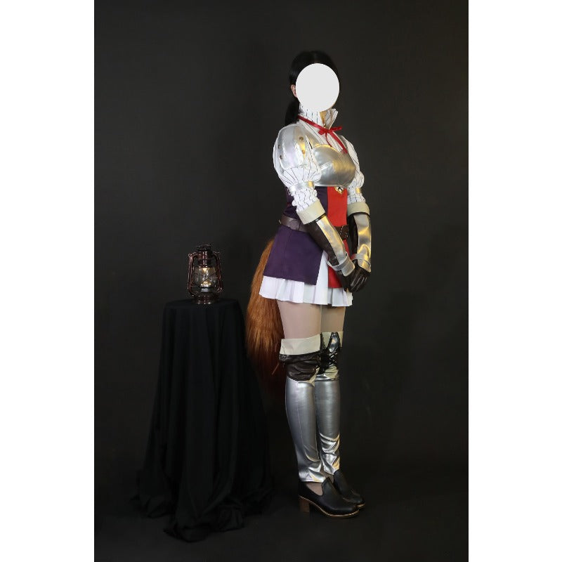 Embrassez votre côté héroïque avec le costume de cosplay Halloween Raphtalia pour femme