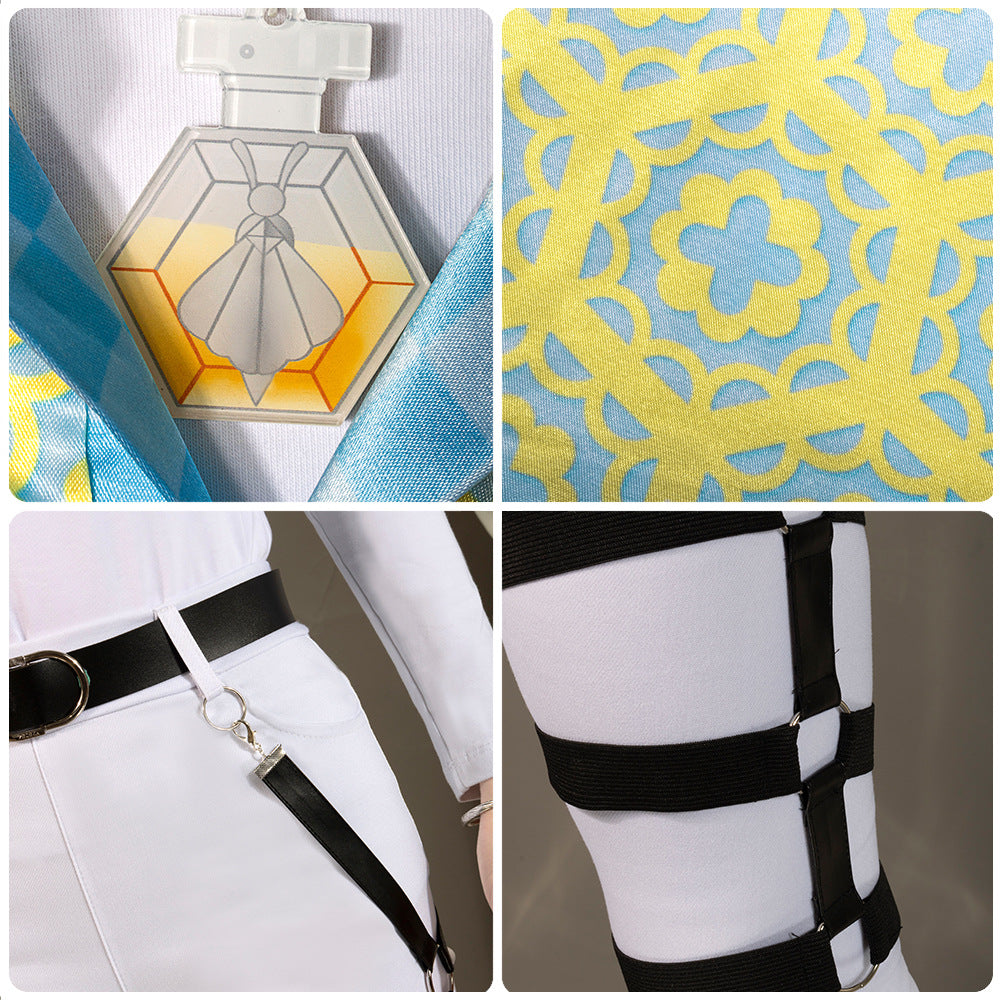 Vtuber Nijisanji Hero Group Hiiro Mai Naru Cosplay Costume for Anime Game Fans - Halloweez