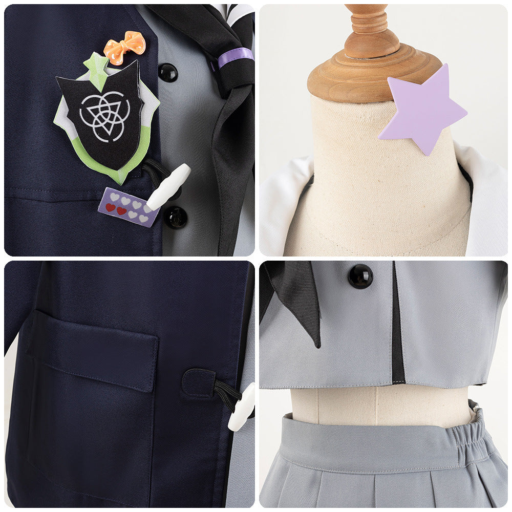 Blue Archive Rin Cosplay Anime School Uniform Pleated Skirt Women's Outfit - Halloweez