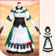 Katherine Cosplay Costume Genshin Impact, Custom Outfit for Halloween & Comic Con