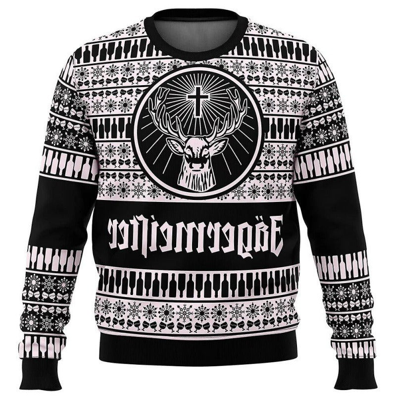 New Demon Slayer 3D Print Casual Loose Fit Christmas Sweatshirt - Halloweez