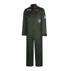 Halloween Top Gun Pilot Costume Cosplay Jumpsuit for Bar Party Sports Performance - Halloweez