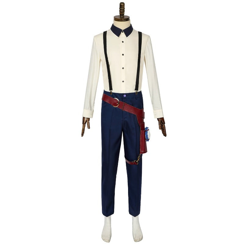 Halloweez Wizard Chloe Cosplay Costume - Western Country Uniform for Festive Celebrations