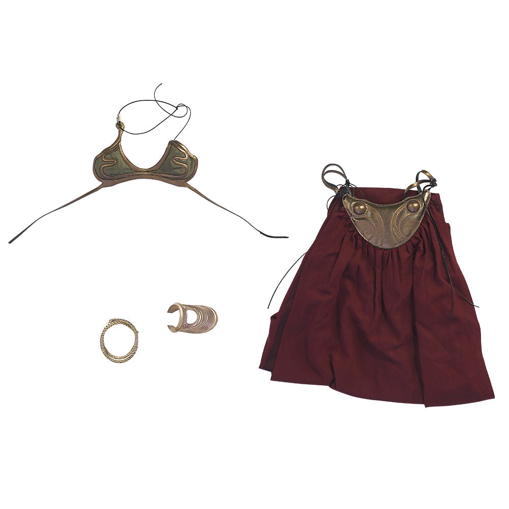 Halloweez Princess Leia Slave Girl Cosplay Costume – Timeless Look for Enthusiasts and Gatherings