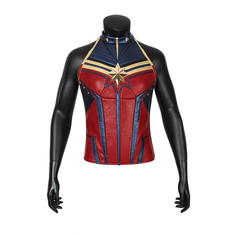 Halloweez Avengers 4 Endgame Captain Marvel Jumpsuit Cosplay Costume with Shoes