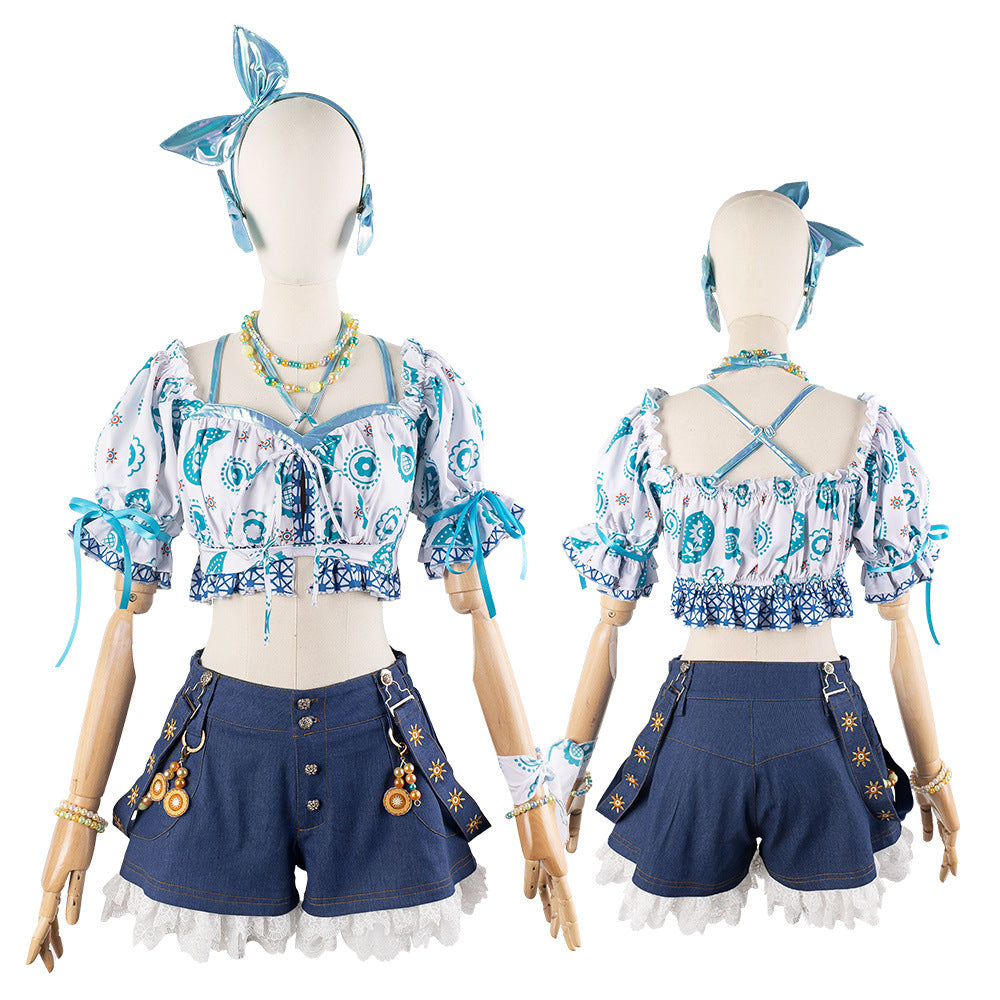 LoveLive Nijigasaki High School Idol Club Saya Kanon Yuki Setsuna Summer Girls Outfit Cosplay Costume - Halloweez