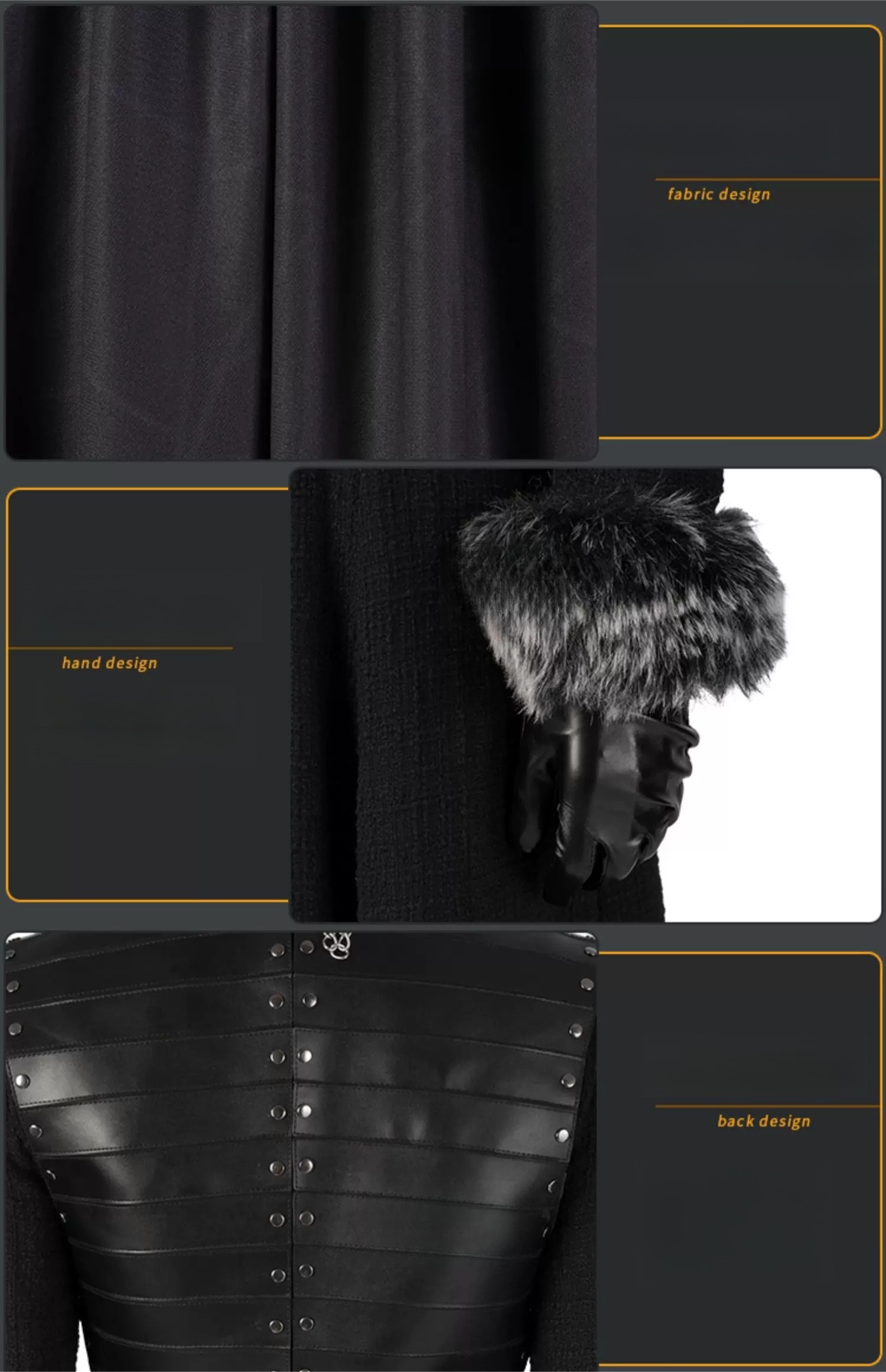 Game of Thrones Season 8 Sansa Stark Cosplay Full Set Outfit, A Song of Ice and Fire Same Style Medieval Costume for Women - Halloweez