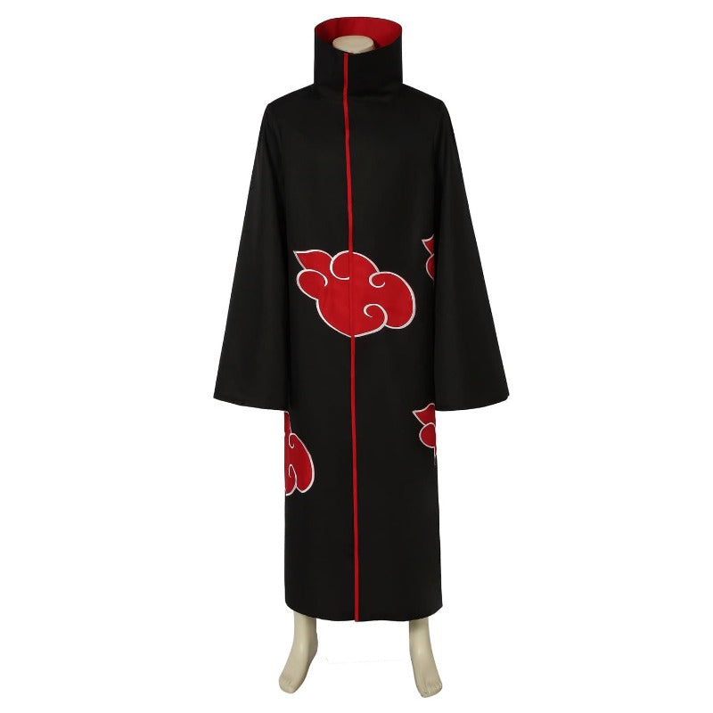 Cape élégante Naruto Akatsuki XL - Robe de cosplay pour adulte de qualité supérieure pour tenues de ninja d'Halloween