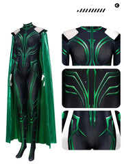 Thor Ragnarok Hela Goddess of Death Cosplay Costume - Tight Suit for Halloween