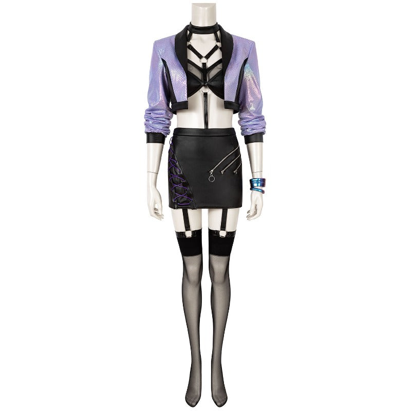 Halloweez KDA All Out Evelyn Cosplay Costume - Standard Size