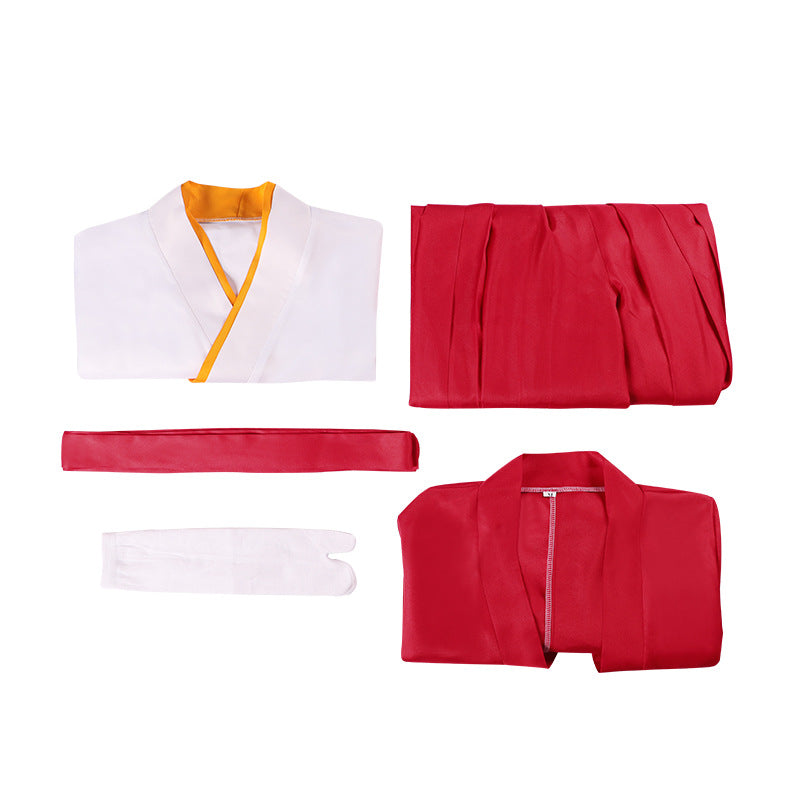 Genshin Impact Inazuma Shrine Maiden HANACHIRU Cosplay Costume Full Set - Role-Playing Anime Game Kendo Outfit - Halloweez