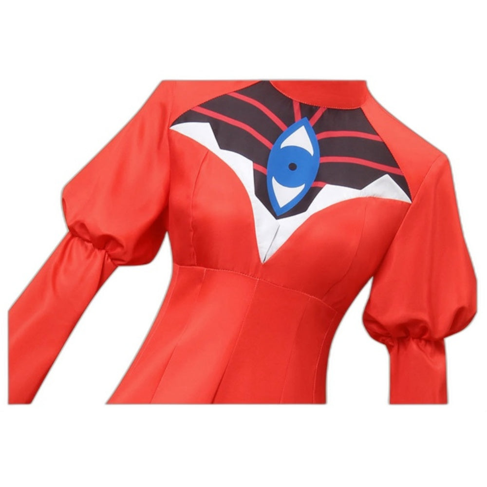 Hatsune Miku Red Devil Eye Dress Cosplay Costume for Halloween Anime Cosplay - Halloweez