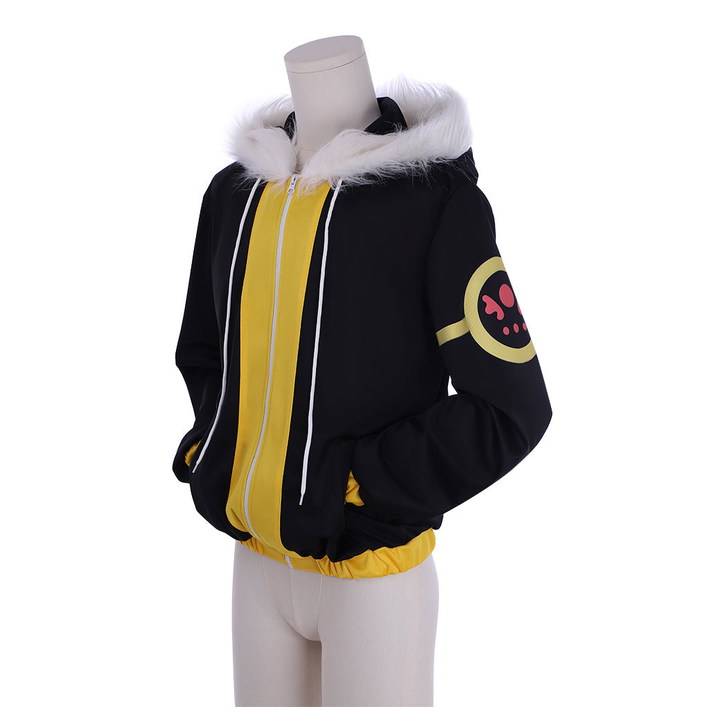Halloweez Frisk Cosplay Hoodie - Premium Undertale Anime Role Play Outfit for Enthusiasts