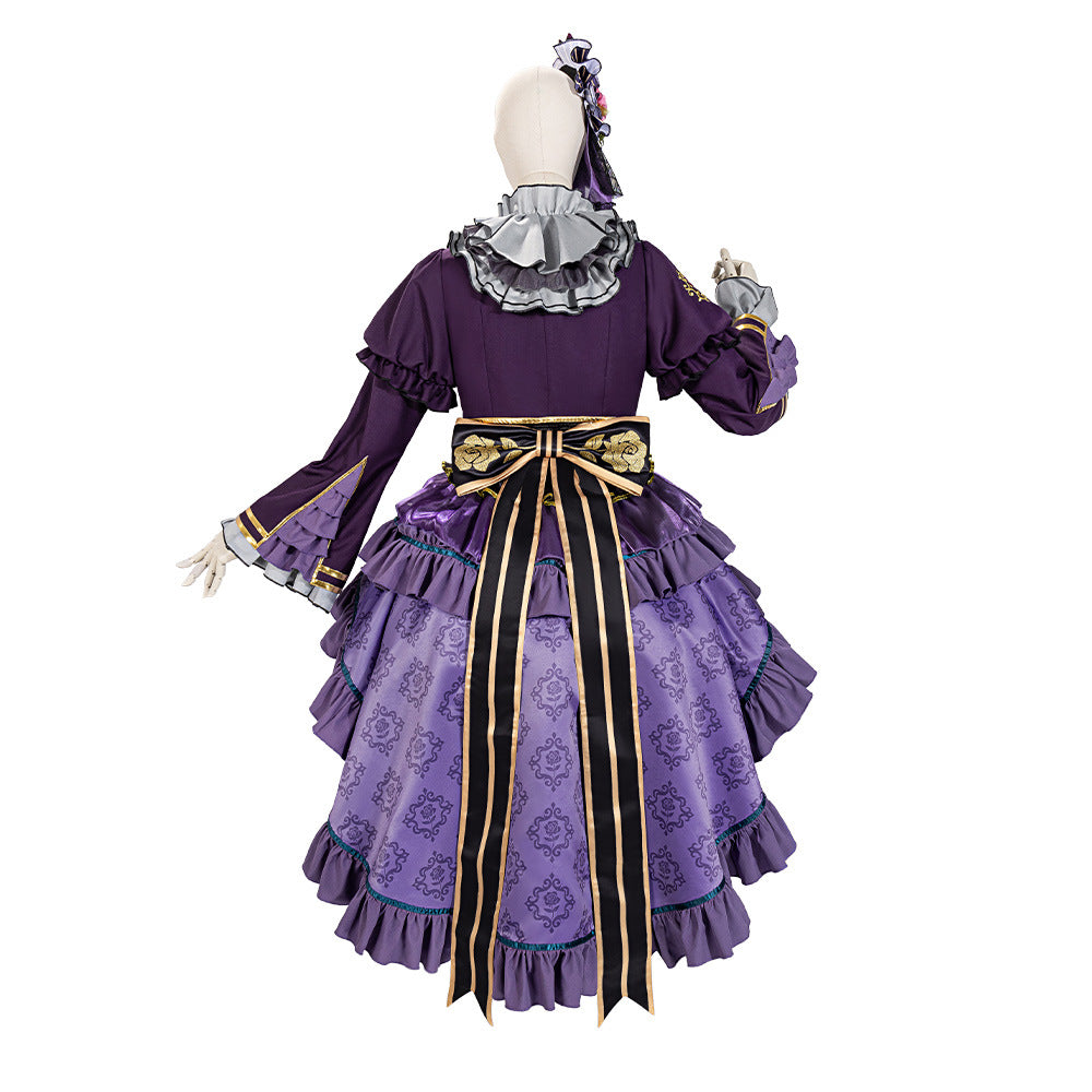 Bangdream Utagawa Ako Cosplay Costume Anime Game Dress Set for Women - Halloweez