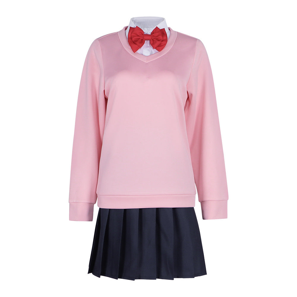 Dandadan Supernatural Armed Cosplay School Uniform Momoka Ayase Cosplay Costume Anime Outfit Hoodie