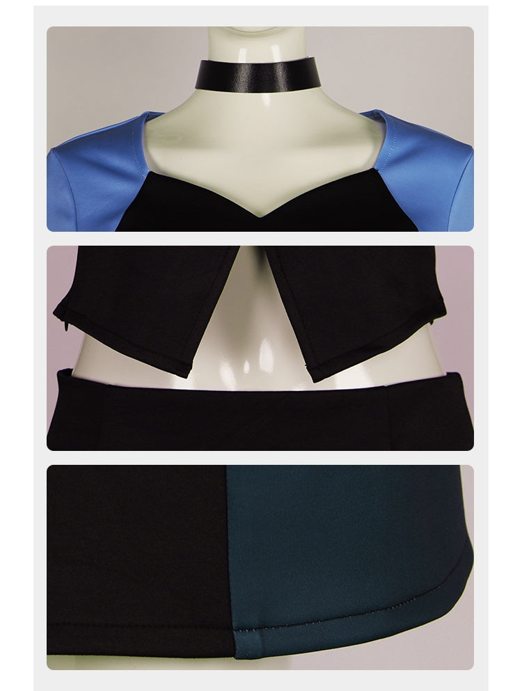Island Survival Battle Royale Gwen Cosplay Costume for Halloween Party Performance