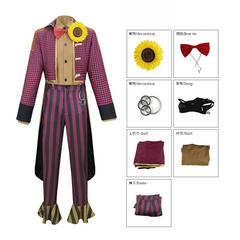 Dead by Daylight The Clown Kenneth Chase Cosplay Costume for Halloween Horror Role Play - Halloweez