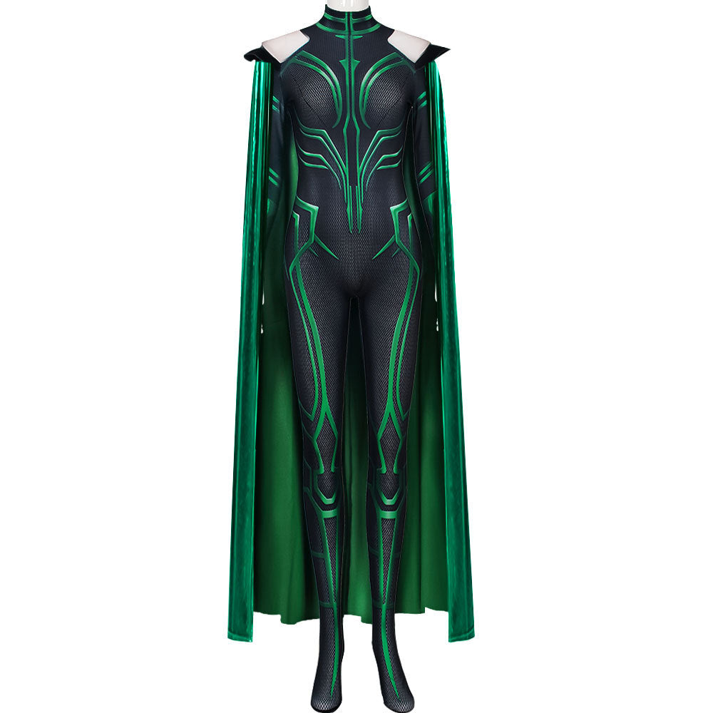 Thor Ragnarok Hela Goddess of Death Cosplay Costume - Tight Suit for Halloween