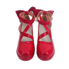 Magical Girl Madoka Kaname Cos Shoes for Anime Convention 2D Cosplay - Halloweez