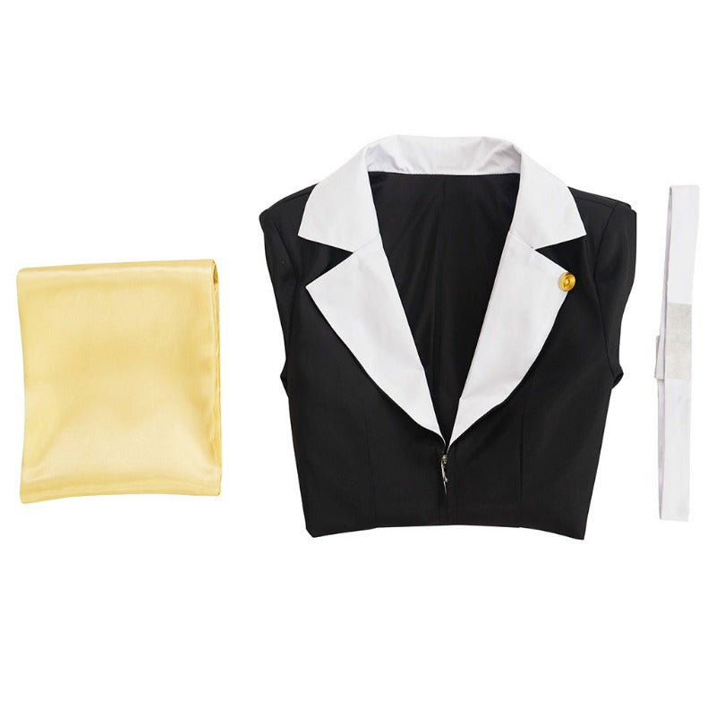 Halloweez Mia Fey Cosplay Chihiro Ayasato Outfit - Ace Attorney Inspired Dress