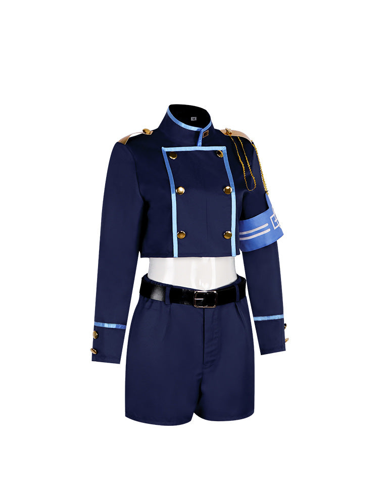 Azure Archive Cosplay Costume Blue Archive Railway Twin Academy Uniform Game Costume - Halloweez