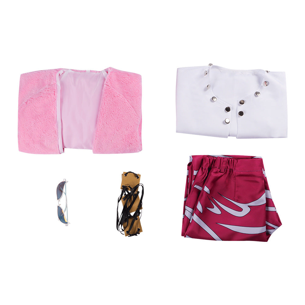 One Piece Donquixote Doflamingo Cosplay Costume for Halloween and Anime Events
