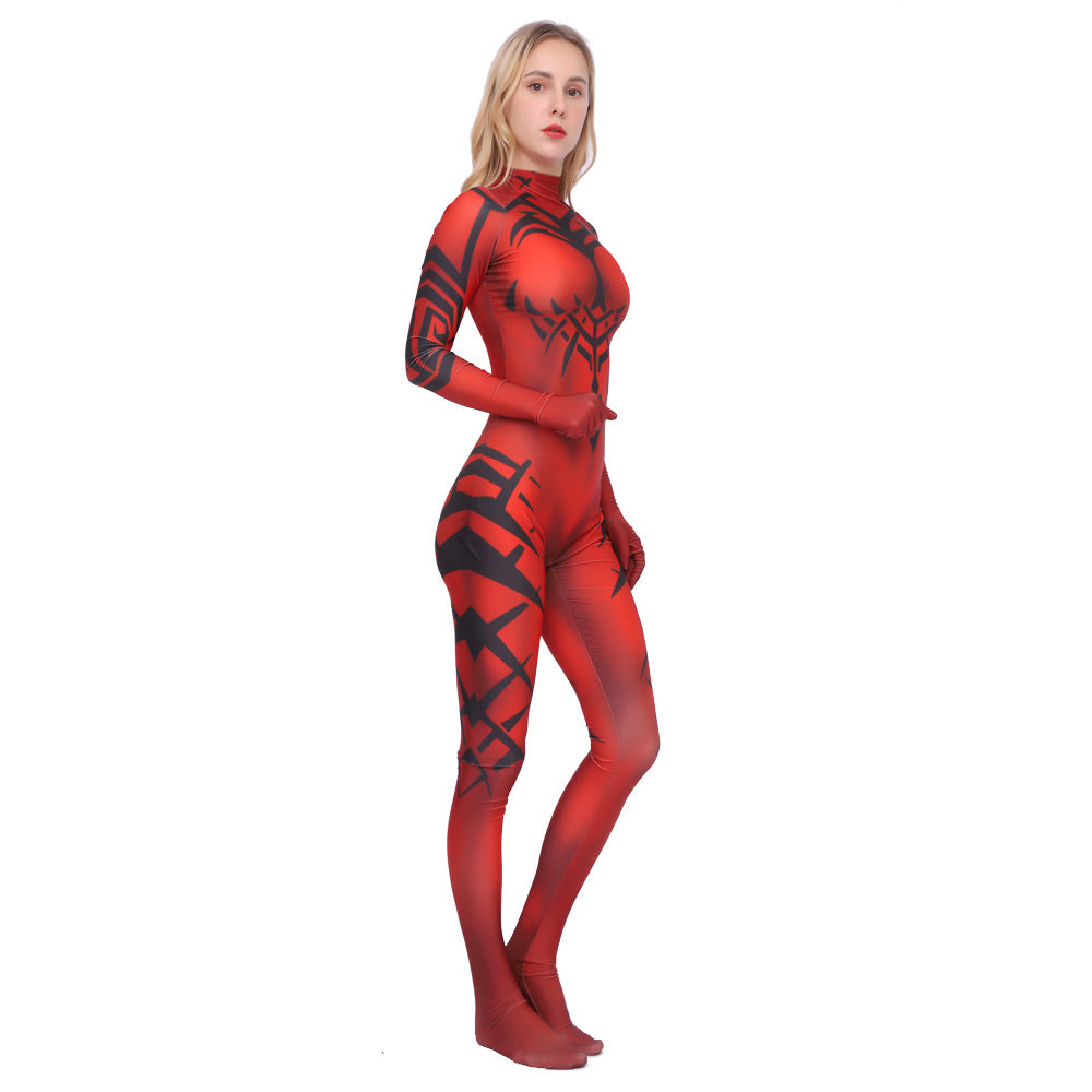DARTH TALON Star Wars Cosplay Costume Jumpsuit for Movie Fans - Halloweez