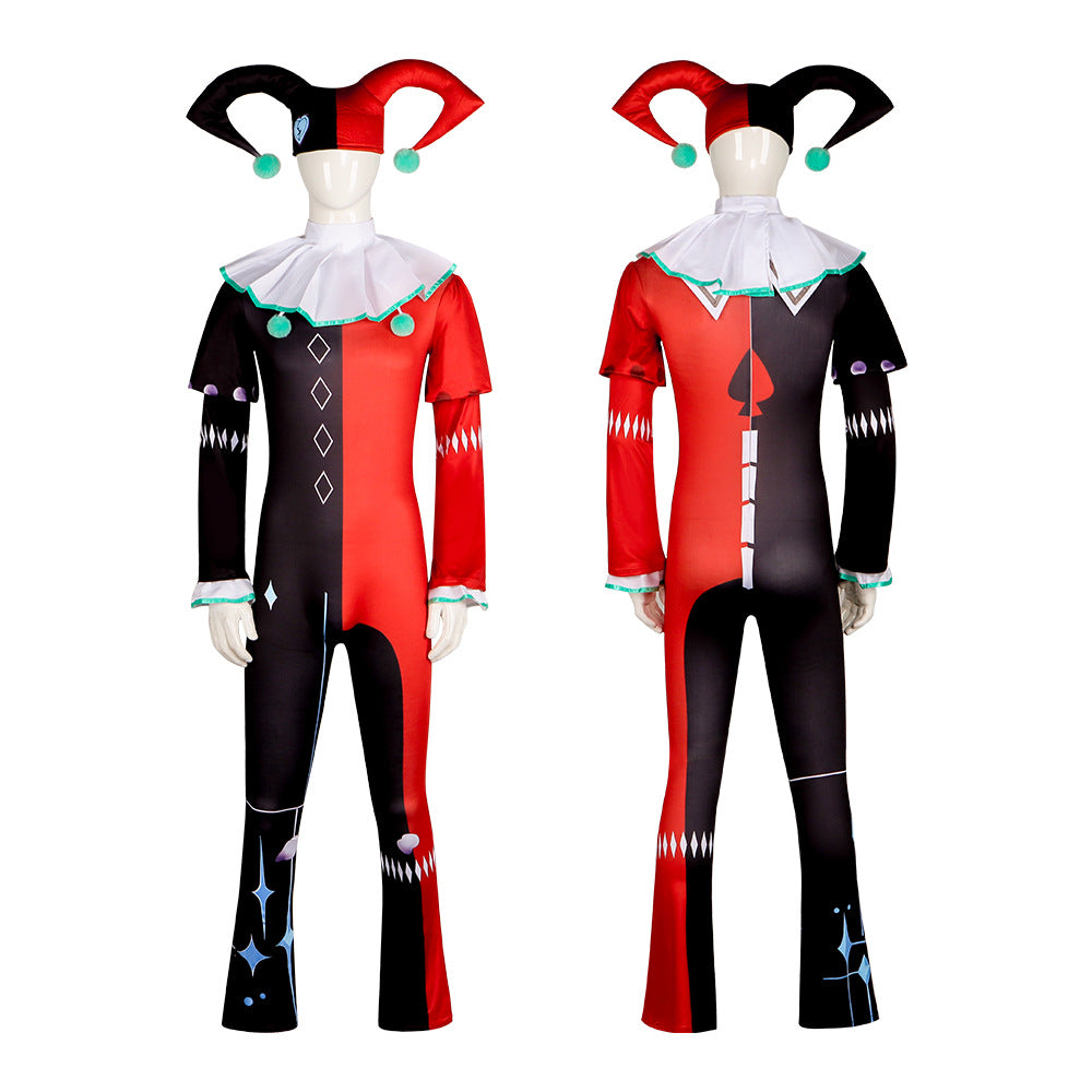 Eggy Party Stella the Wraith Clown Aba Cosplay Costume - Game Character Outfit - Halloweez