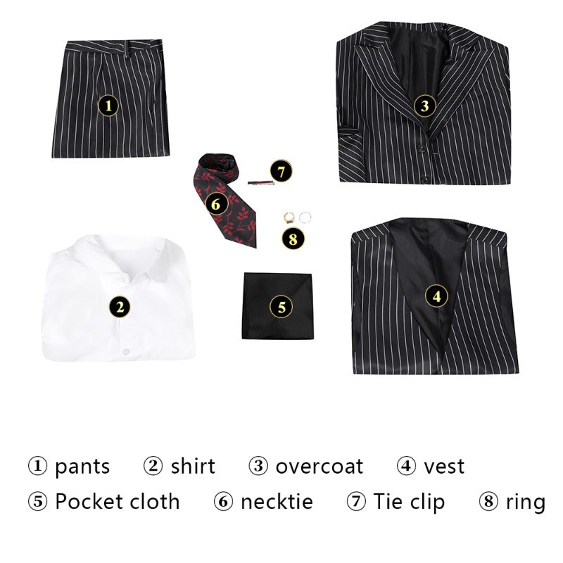 Halloweez Wednesday Gomez Addams Cosplay Costume - Gothic Dress for Halloween