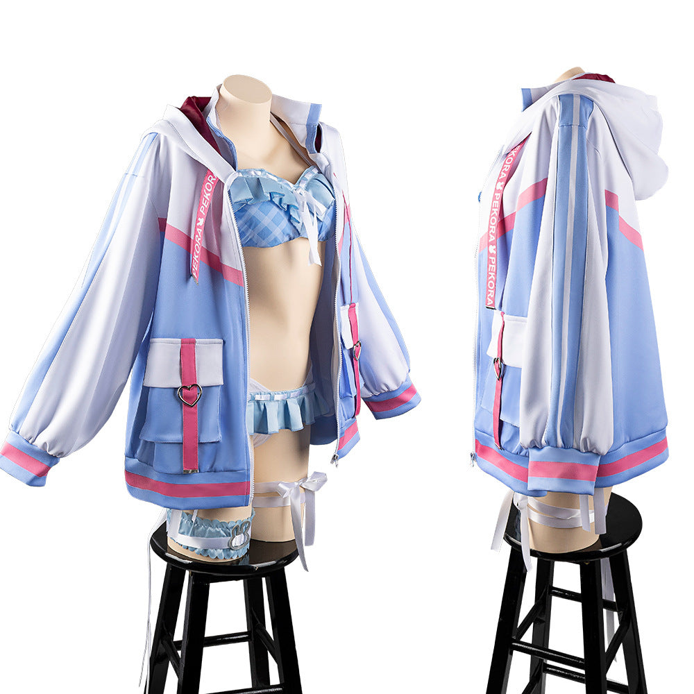 VTuber Usada Pekora Swimsuit Cosplay Costume for Anime Game Girls - Halloweez