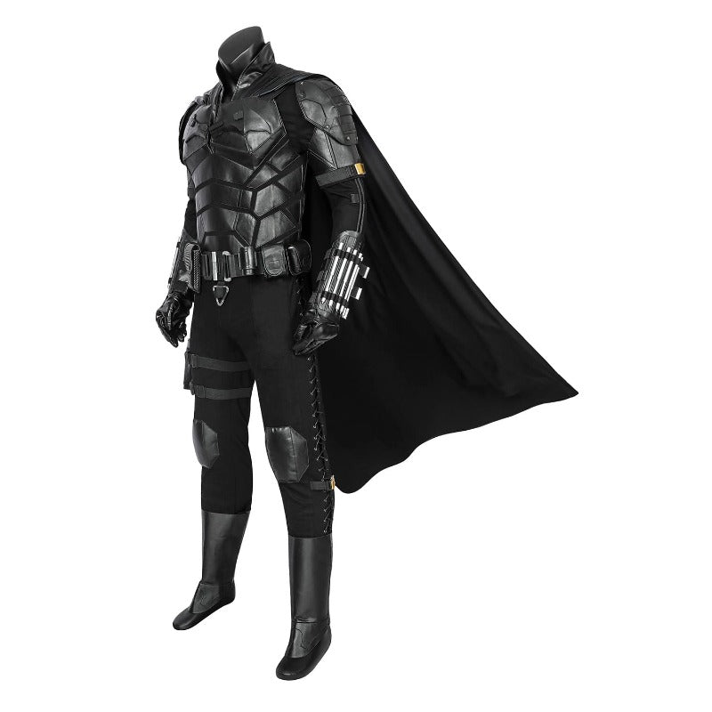The Batman 2022 Movie Bruce Wayne Robert Pattinson Version Cosplay Costume - Halloweez